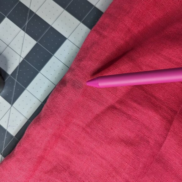 Talbots Women's Size 14W Pink Irish Linen Sleeveless Shift Knee Length Dress - Picture 7 of 7